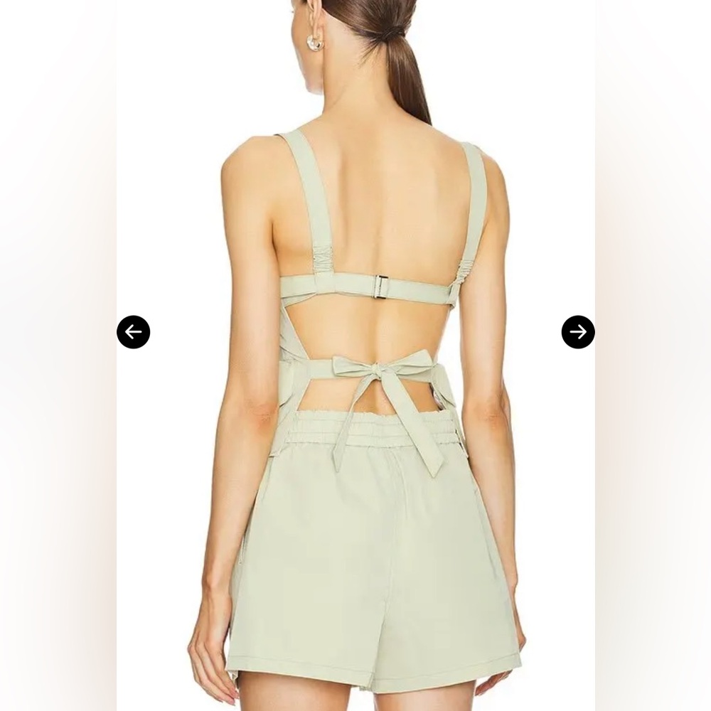 GRLFRND Tech Gabardine Apron Top & Bottom NWT - Picture 13 of 13